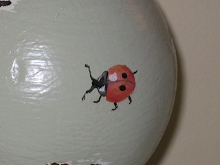 Baby Bed Detail Ladybug
