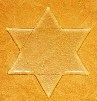 Glass Star of David