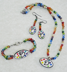 Initial-earrings-bracelet-necklace