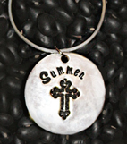 Silver-Personalized-Cross-necklace